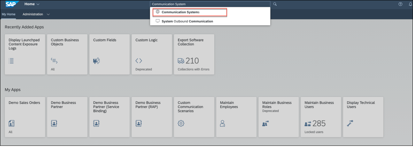 Communication Systems Screen